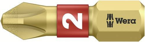 Wera Kreuzschlitz-Bit PH 2 BDC aus diamantbeschichtetem Werkzeugstahl in Gold, Durchmesser 6,3 mm - Bild 1