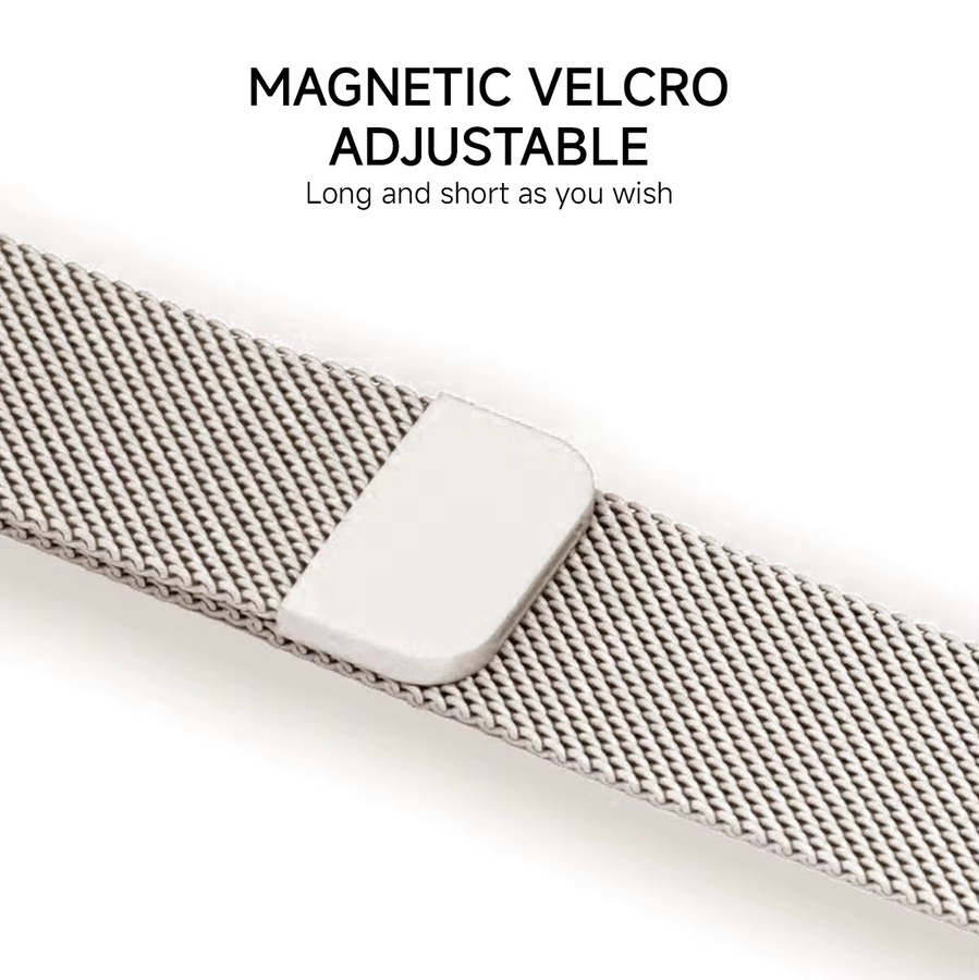 SNQP Uhrenarmband Edelstahl, Silber, Milanese Loop für Samsung Galaxy Watch - Bild 5