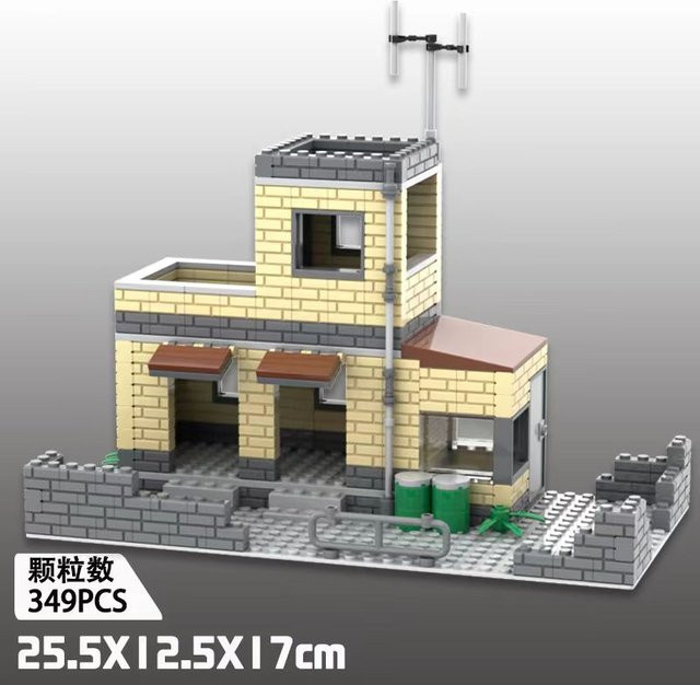 Linyi toy Militär Armee Gebäude-Design Set ab 6–12 Jahren - Bild 1