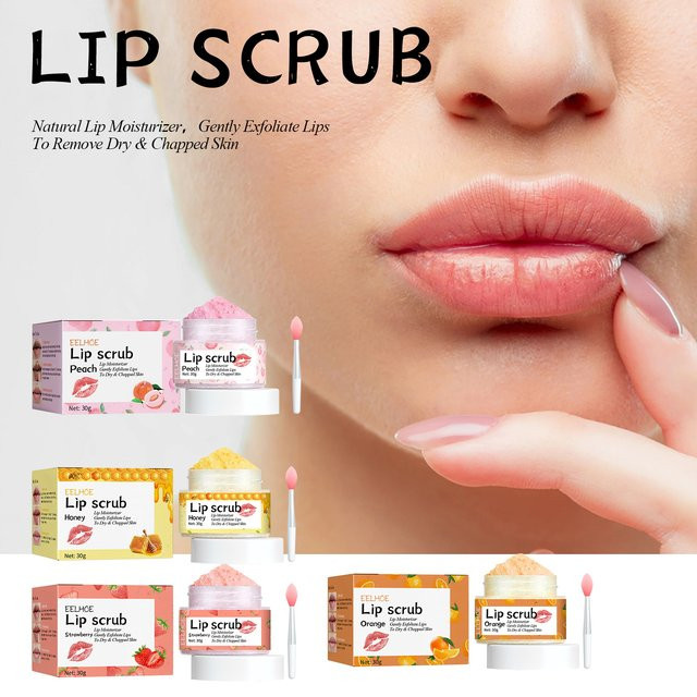 eelhoe Lippenpeeling, Orange, Unisex - Bild 1