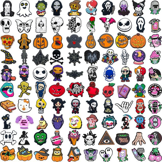 Potdemiel Charms, Cartoon-Halloween-Schuhanhänger, Unisex - Bild 1