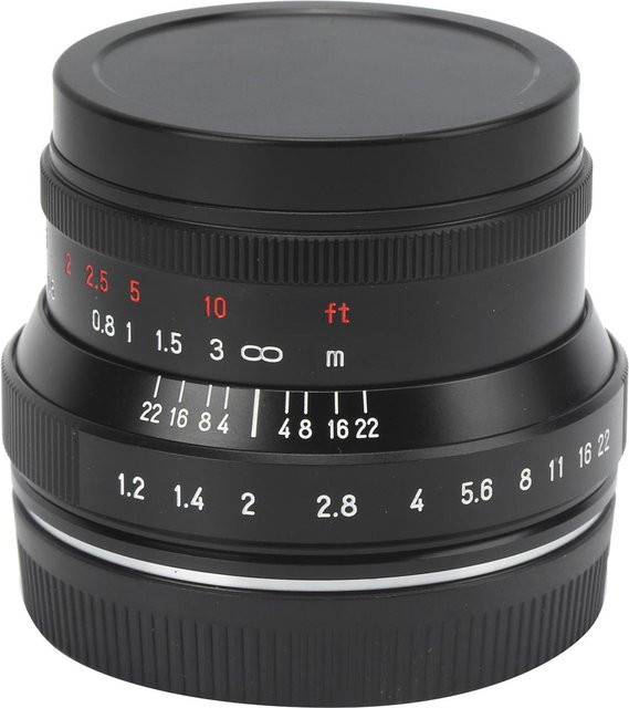 7Artisans 35mm F1.2 II Objektiv für Fujifilm X APS-C Kameras, Schwarz - Bild 1