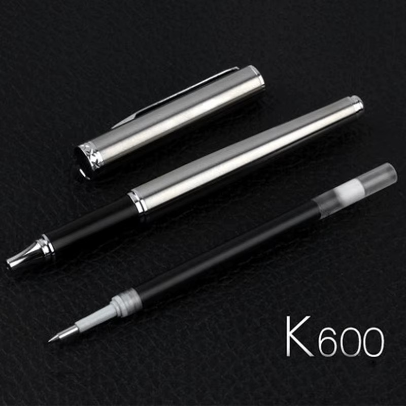 Pentel Gelstift K600 mit schwarzer Tinte und 0,7 mm Spitze in Metallfassung - Bild 4