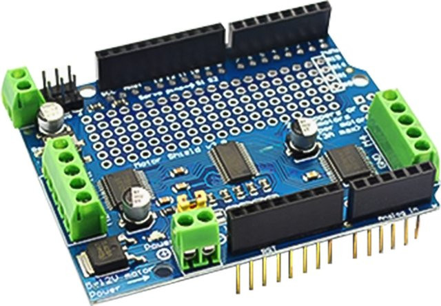 Motor Drive Expansion Board Shield V2 TB6612FNG I2C Stepper Motor Drive Modul in Blau für Arduino Robot Mega R3 - Bild 1