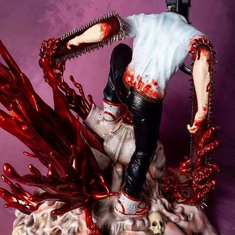 Bandai Chainsaw Man Denji Anime-Figur Desktop-Modell zur Dekoration - Bild 4