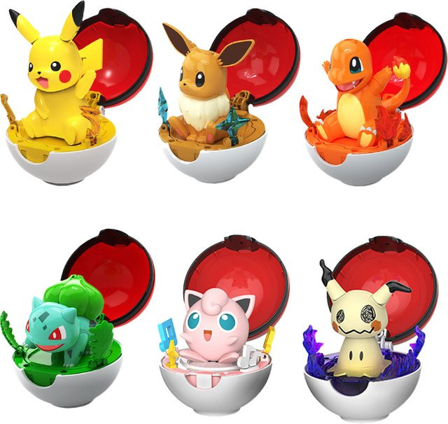 Pokémon Pikachu Eevee Charmander Bulbasaur Jigglypuff Mimikyu Actionfigur - Bild 1
