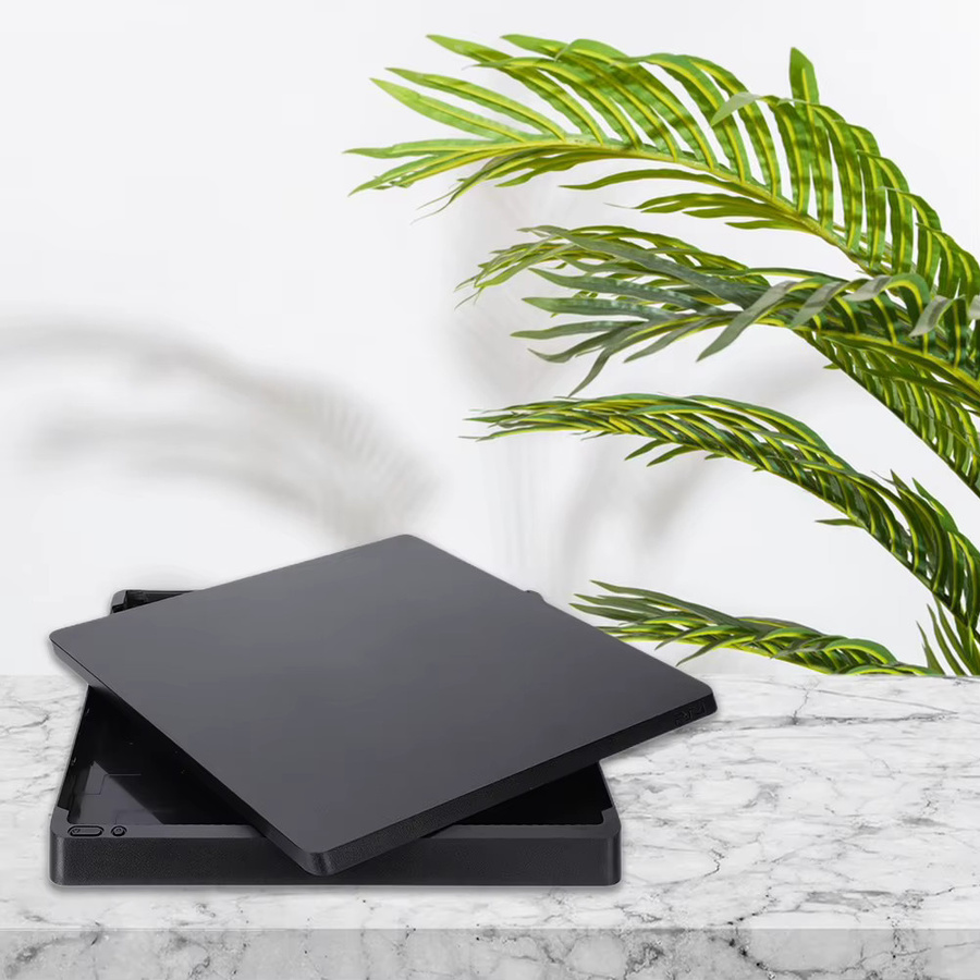 ATUOTIN Ersatz-Kunststoff-Frontplatte in Schwarz als untere Abdeckung und Schutzschale für PS4 1000/1100, PS4 1200, PS4 Slim und PS4 Pro - Bild 4
