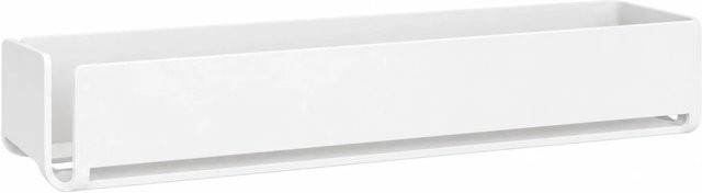 Radius Design Duschablage aus Aluminium in Weiß, rostfrei, Breite: 42 cm - Bild 1