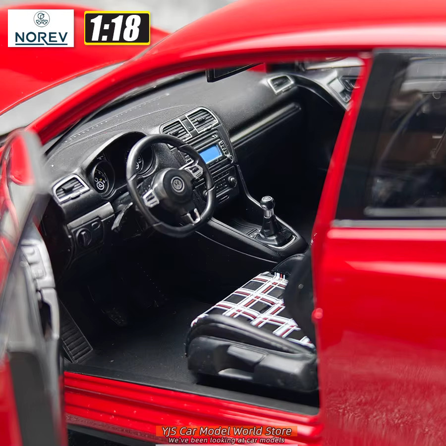NOREV VW 2009 Golf GTI, Druckgussmodell, 1:18, Rot, Metall - Bild 2
