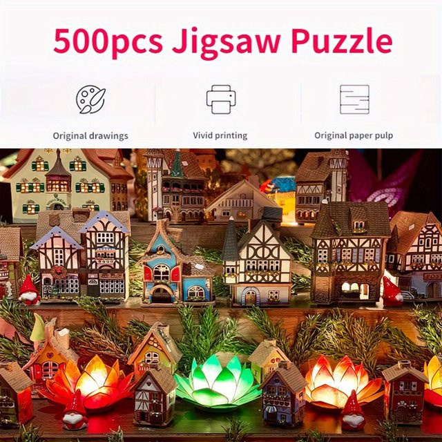 MaxRenard Landschaft Street View Puzzle, 500 Teile - Bild 1
