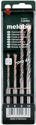 Metabo SDS-Plus Beton-Spiralbohrer Set 4-teilig in Silber - Bild 1