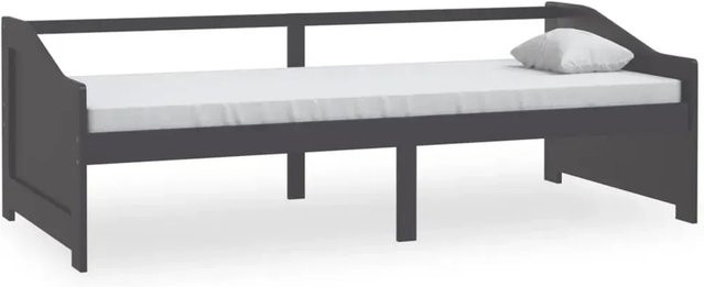 vidaXL Tagesbett 3-Sitzer aus Kiefer Massivholz in Dunkelgrau, B/T/H: 90 x 200 x 66 cm - Bild 1