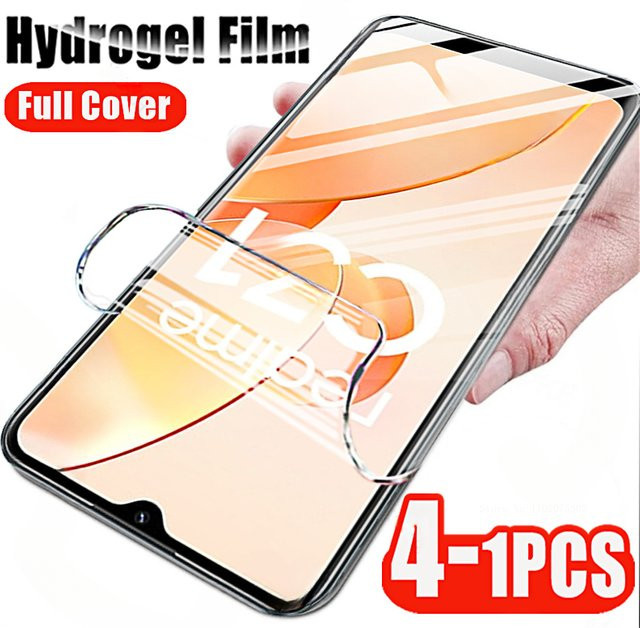 Hydrogel Displayschutzfolie für Realme C31 C30 C30s C25y C25s C25 C21 C21y C20 C20a C17 C15 C12 C11 2021, transparent, Anti-Fingerabdruck - Bild 1
