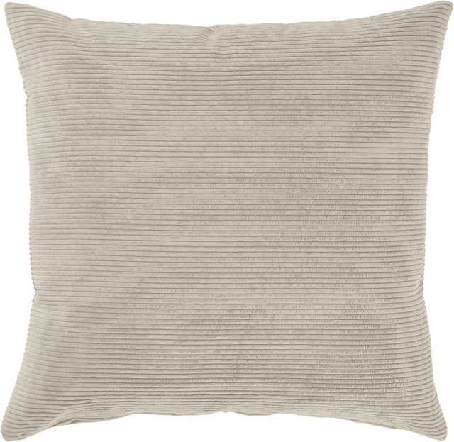 ERWIN M. Dekokissenbezug Cordoba aus Cord in Beige, Breite: 50 cm, Höhe: 50 cm - Bild 1
