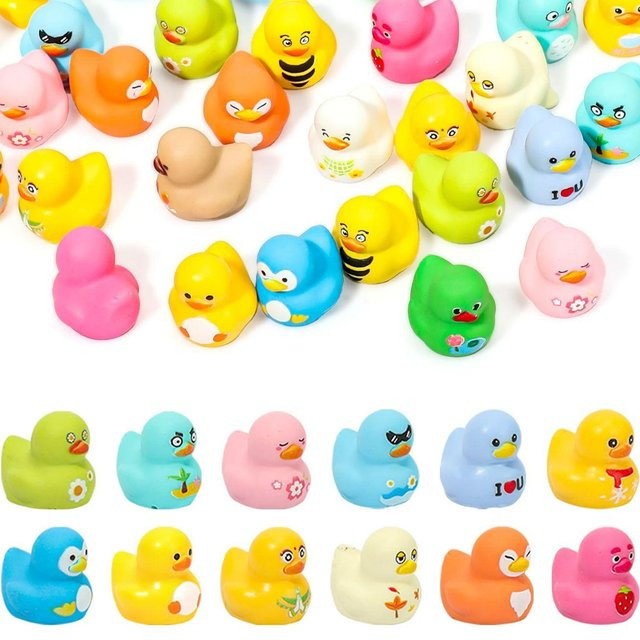 Yiran toy Mini-Entenfiguren Tier Harz Bunt 20-teiliges Set - Bild 1