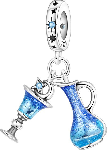 CYCUFF Anhänger 925 Silber, Perle, Blue Star River, Unisex - Bild 1