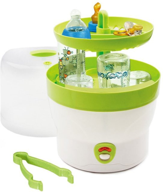 Babyruf BS 29g Elektrischer Dampfsterilisator für 6 Babyflaschen, grün - Bild 1