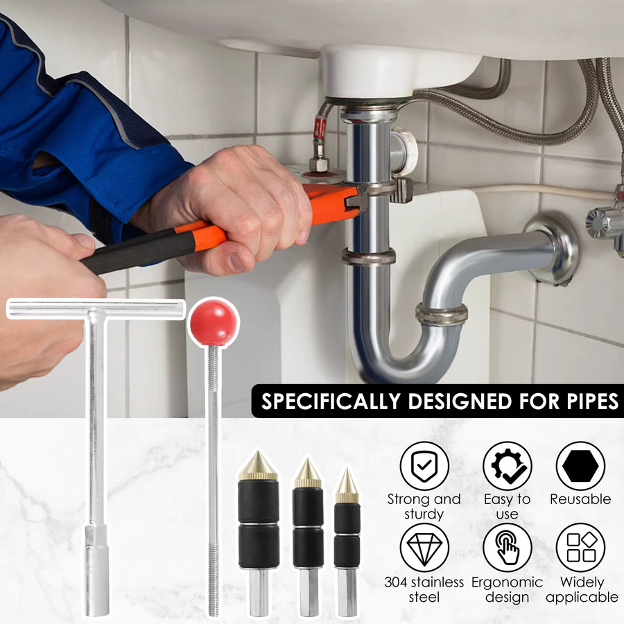 Hands DIY Hot-Melt Wasser-Stop-Pin Rohr-Stopper-Kit zur Reparatur von Edelstahl- und PPR-Rohren für Küche und Bad - Bild 4