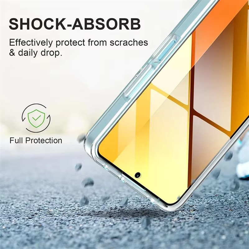 360 Grad Vollsilikonhülle für Xiaomi Mi 17 15 14 Ultra 13 12 Lite 12T 11T 10T 15T 14T Pro Transparent - Bild 3