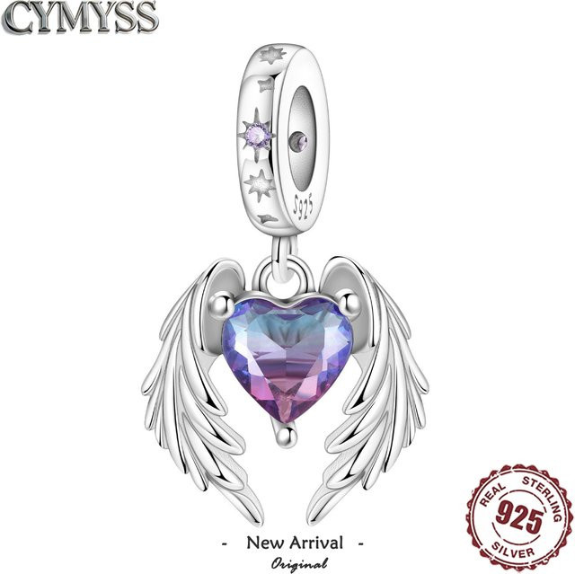CYMYSS Charms Anhänger, 925 Silber, Zirkonia, Herz - Bild 1