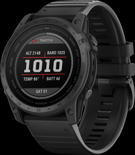 Garmin Smartwatch tactix 7, GPS, Titan, Schwarz, Silikon, Unisex - Bild 1