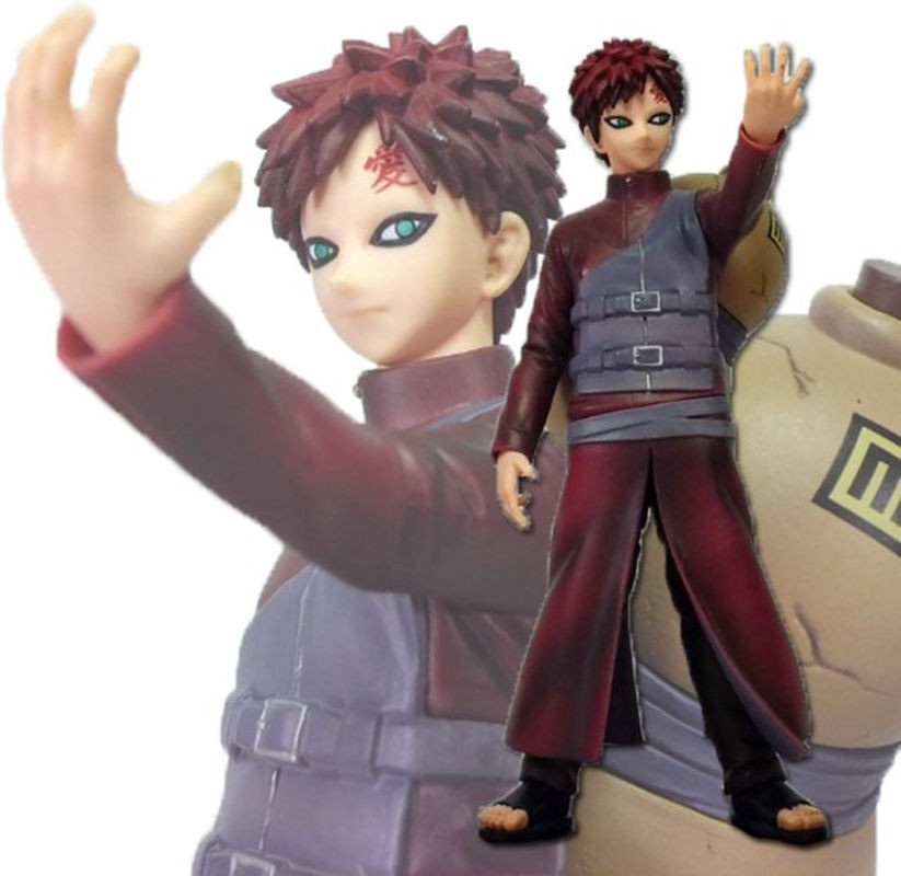 Bandai Anime Figuren Naruto und Gaara als PVC Statue Modell aus Kunststoff, mehrfarbig, Höhe: 16 cm - Bild 1