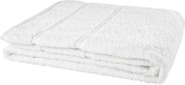 Modern Living Duschtuch Melanie aus Baumwolle in Weiß, Breite: 70 cm, Länge: 140 cm - Bild 1