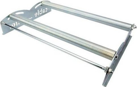 Digitus Kabeltrommelabroller DN-CR-001 aus Stahl in Silber, B/T/H: 60 x 40 x 10 cm - Bild 1