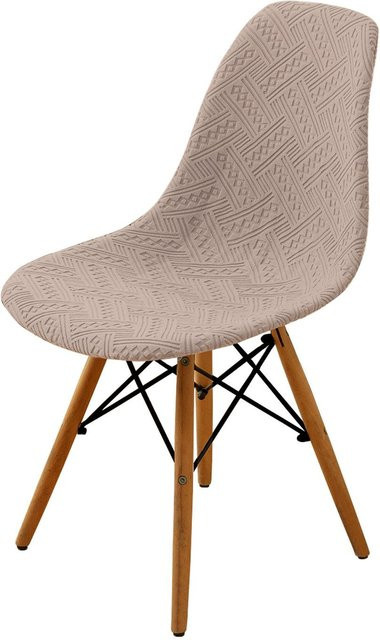 Yiran Furniture Eames Elastischer Stuhlbezug Modern Minimalistisch in Grau, B/T/H: 38 x 38 x 40 cm - Bild 1