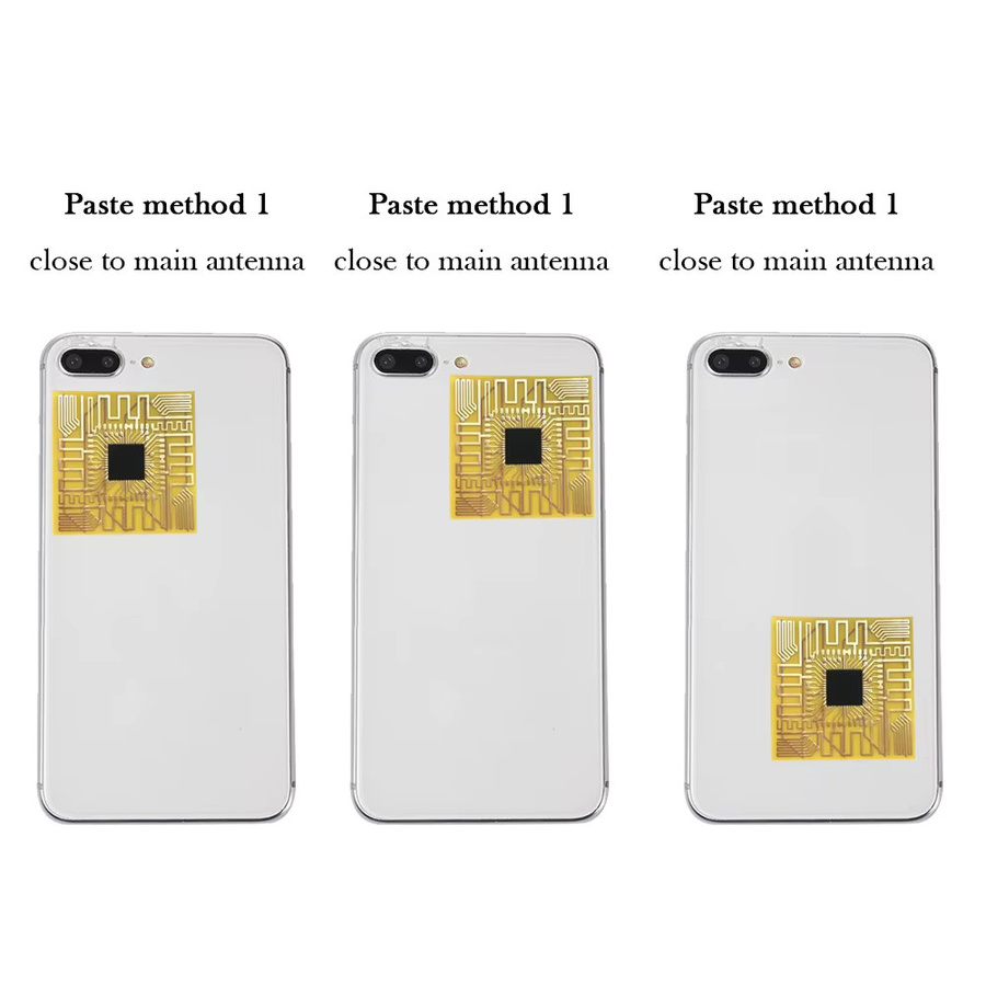 APWIKOGER Handy Signal Booster 4G LTE Verstärker Antennen Aufkleber in Gold - Bild 3