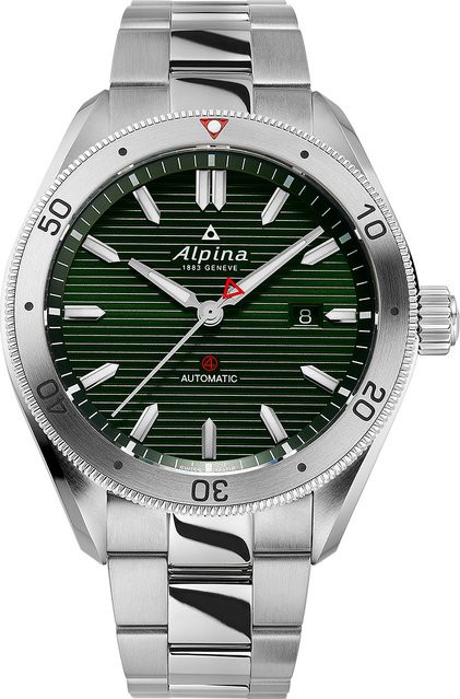 Alpina Alpiner 4 Automatik Herrenuhr, Edelstahl, 45 mm, Grün, 10 ATM - Bild 1