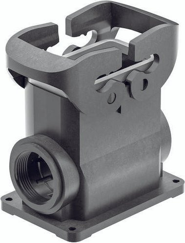 HARTING Sockelgehäuse 19 43 210 0233 in Schwarz aus Kunststoff - Bild 1