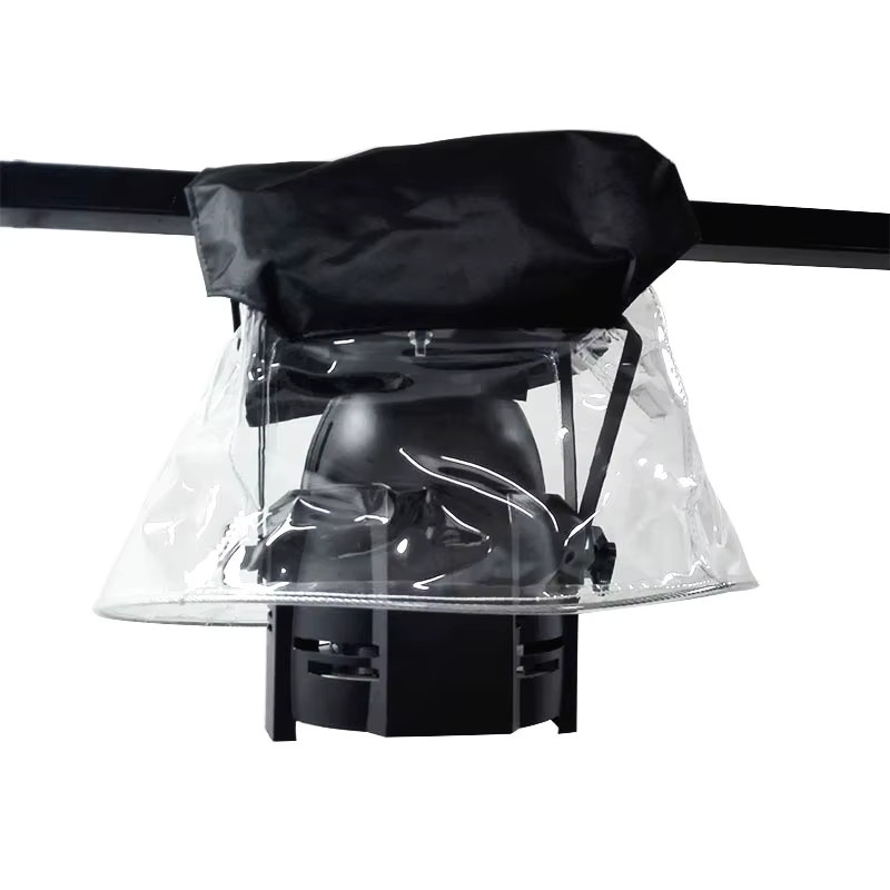 2er-Set SHEHDS Wasserdichte Regenabdeckung aus transparentem PVC für LED Moving Head Scheinwerfer 5R und 7R - Bild 2