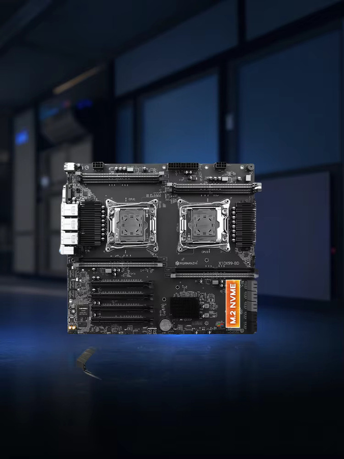 HUANANZHI X10X99-8D+ TPM2.0 Motherboard LGA2011-3 mit Dual 2.5G LAN, DDR4 und PCIe 3.0 in Schwarz - Bild 7