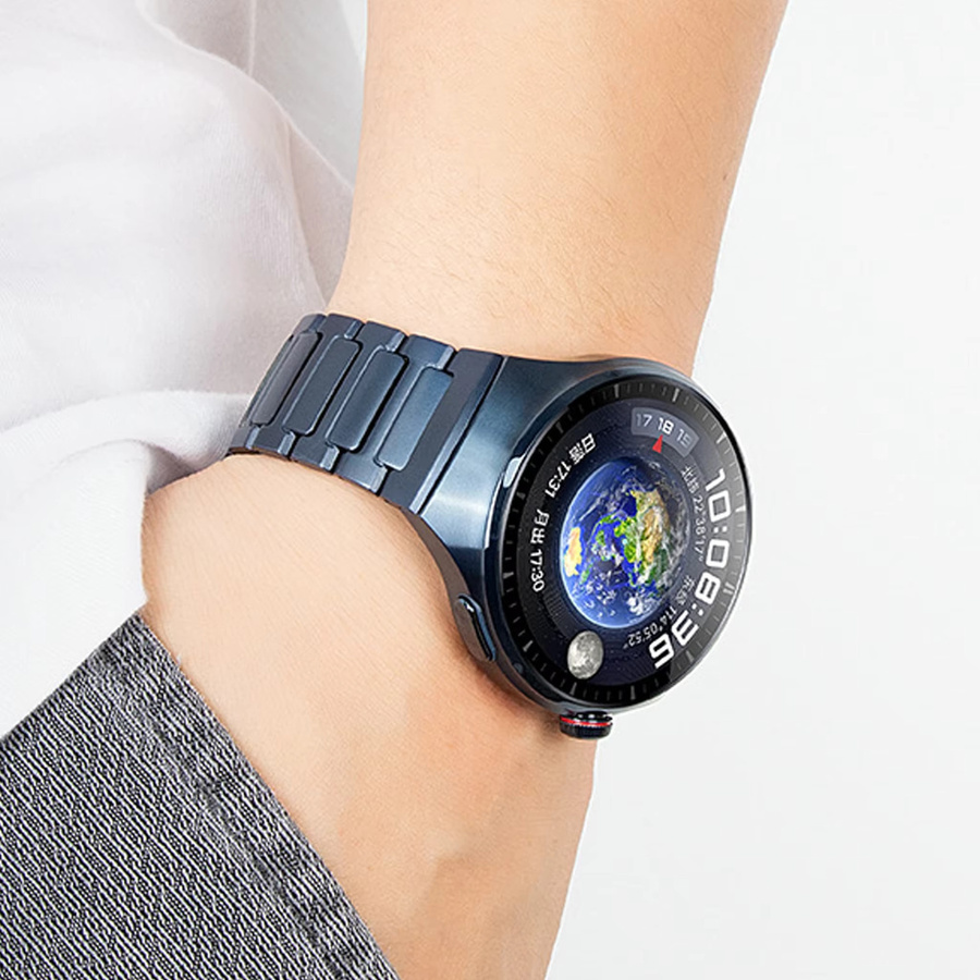 CAOWTAN Uhrenarmband Titanlegierung, Schwarz, Unisex - Bild 4