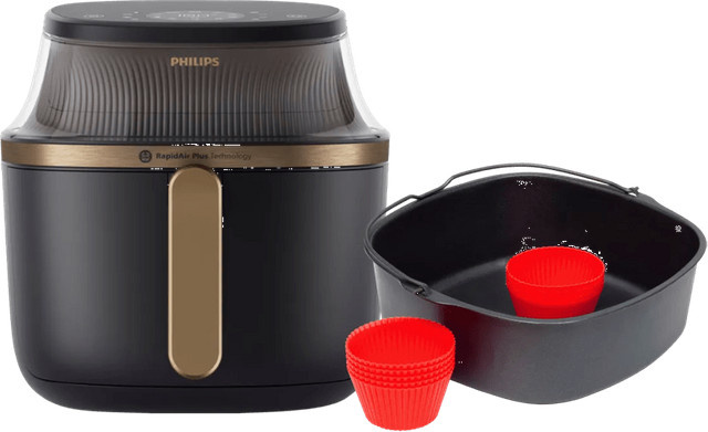Philips Airfryer XL 3000 Series NA332/00 mit Backset in Schwarz - Bild 1