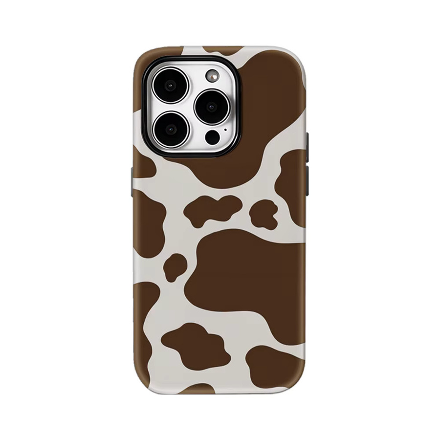 Handyhülle mit Kuh-Druck für iPhone 17 16 15 14 13 12 Pro Max Plus mit doppelschichtiger Rückseite von Potdemiel - Bild 7