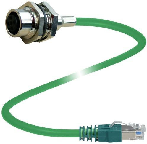 Pepperl+Fuchs Sensor-Aktor-Steckverbinder 70132083, konfektioniert, Farbe: Grün, Länge: 1 m, Polzahl: 4 oder 8 - Bild 1