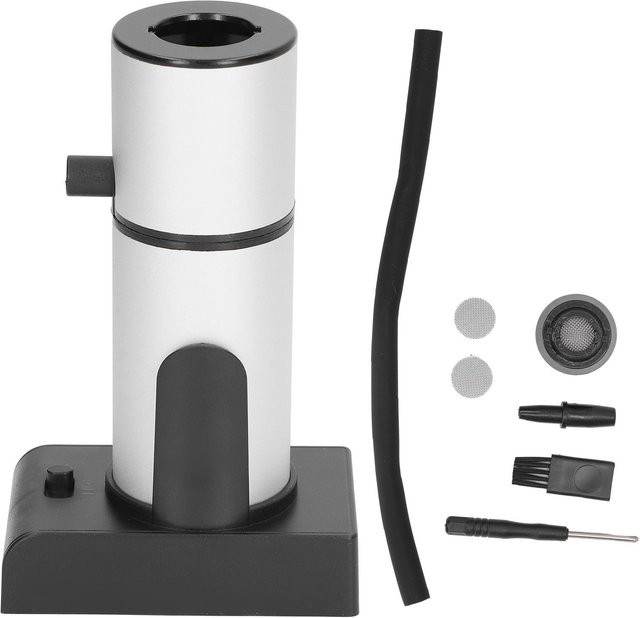 KONNWEI Handheld Rauch Infuser Kit aus Aluminium und Zinklegierung in Silber mit einstellbarem Getriebe für Cocktails - Bild 1