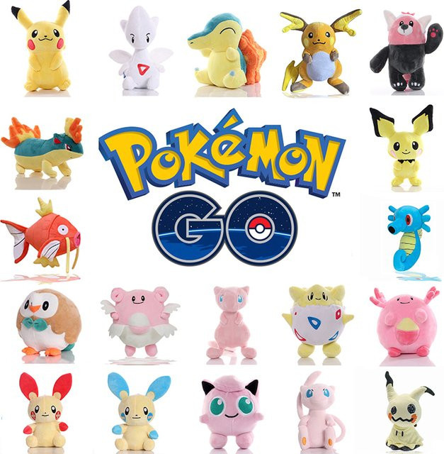 Aoger Pokémon Plüschtiere, Stofftier, 20cm - Bild 1