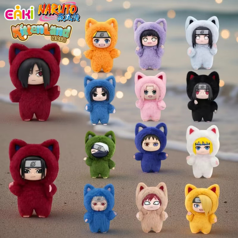 Eaki Naruto Shippuden Kitty Land Serie, Plüsch-Blindbox, Anime-Figuren - Bild 1
