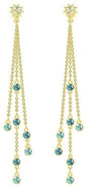 Swarovski Ohrstecker, Gold, Kristall, Damen - Bild 1