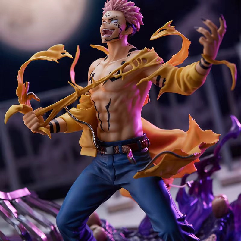 Bandai Jujutsu Kaisen Ryomen Sukuna, Actionfigur, 1/7 Maßstab, Kunststoff - Bild 2