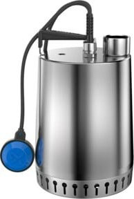 Grundfos Schmutzwasserpumpe UNILIFT AP 12.50.11.1 in Silber aus Edelstahl mit Rp 2 Anschluss, 230 V und 10 m Leitung - Bild 1
