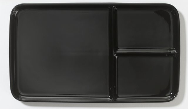 Bongusto Sushi-Platten-Set aus Keramik in Schwarz, B/T/H: 27,5 x 16,2 x 2,0 cm - Bild 1