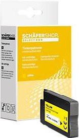 Schäfer Shop Select Tintenpatrone Gelb ersetzt HP-963XL für HP OfficeJet Pro 9010 und 9012 All-in-One, bis zu 2000 Seiten - Bild 1