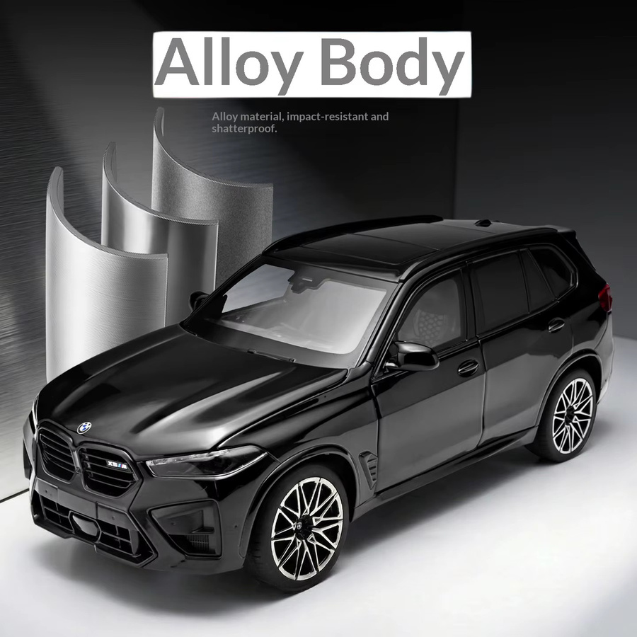 Maisto BMW X5M, Modellauto, 1:24, Metall, Grau, Schwarz - Bild 3