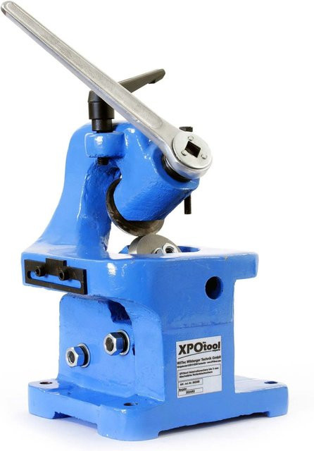 Xpotool Hebelrollenschere aus gehärtetem Stahl in Blau für Blechstärken bis 3 mm - Bild 1