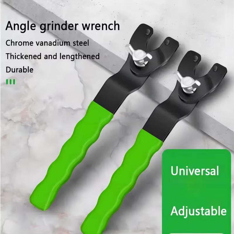 GHTYONG Professioneller Winkelschleifer Schraubenschlüssel, Einstellbarer Kontermutter-Schlüssel mit 12-47mm Spannweite für Schneidemaschinen - Bild 2