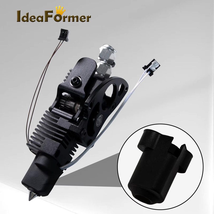 IdeaFormer IR3 V2 Hochtemperatur-Direktextruder-Kit mit 0,4mm gehärteter Stahldüse, 24V 80W, Schwarz - Bild 2